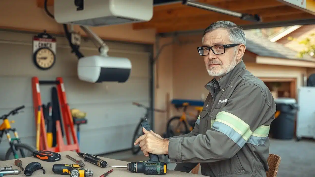 What is the average labor cost to replace a garage door opener?